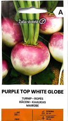 Turnip Purple Top White Globe Seed